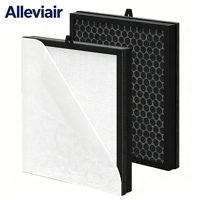 Filter Karbon Aktif HEPA 5-in-1 (Pre-filter + Multi-efek + HEPA + Karbon) Efisiensi 99,97% Pembersih Udara yang Dapat Dicuci