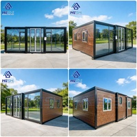 Casa Contenedor Prefabricada Expandible de Alta Calidad de 40 y 20 Pies, Plegable, Modular, con 1, 2, 3, 4 o 5 Dormitorios, Tipo Granny Flat, Precio Competitivo