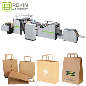 ROKIN BRAND mas reciente bolsas de farmacia COMPLETAMENTE AUTOMATICO Maquina para hacer bolsas de papel