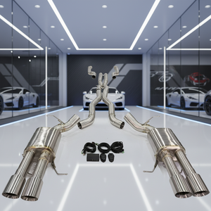 Escape Trasero Personalizado OEM SS304 para <span class=keywords><strong>BMW</strong></span> <span class=keywords><strong>M5</strong></span> E60 <span class=keywords><strong>5.0</strong></span> 2003-- Silenciador Electrónico con Resonador y Tubos en X Simples/Doble - Product Image 6