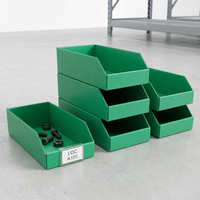 Bacs de rangement personnalisés pour showroom en feuille de polypropylène ondulé (PP) pour boîtes de stockage en polystyrène alvéolaire, conteneurs de picking en polystyrène alvéolaire, petits bacs