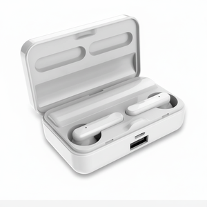 Auriculares inalámbricos intrauditivos Bluetooth 5.0 con micrófono IPX4, resistentes al agua, carga tipo C, sonido estéreo con controlador dinámico - Product Image 1