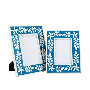 Luxury Handmade Lightweight Bone Inlay Eco-Friendly Durable Modern Tabletop Photo Moroccan Design Interior Styling Customized - Product Image 1