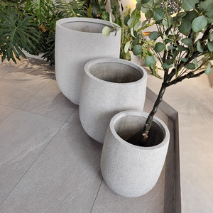 Top Vente Grande Taille Fleur Bonsaï <span class=keywords><strong>Pot</strong></span> Prix Usine Fibre De Verre Sable Pierre Fini pour Une Utilisation En Plein Air Pots De Jardinage De Qualité - Product Image 6