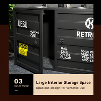 وحدة حمام تجارية صناعية بحوض مزدوج وإطار حديدي بتصميم حاوية، مباشرة من المصنع