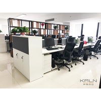 2025 modèle le plus chaud personnalisé produits OEM table écran ouvert cublice bureau poste de travail ordinateur portable table matériel vert