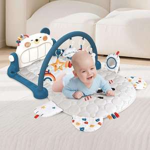 Table de jeu multifonctionnelle pour bébé, tapis de gym avec piano à pédales, pour les enfants de 0 à 1 an, produit d'éveil et d'intelligence pour les garçons et les filles - Product Image 4