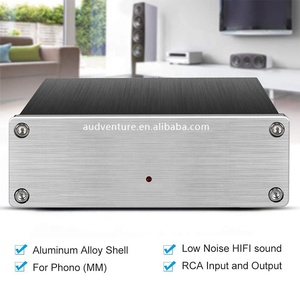 Audio Stereo hi-fi grammofono MM <span class=keywords><strong>Phono</strong></span> preamplificatore giradischi preamplificatore AUX HIFI febbre amplificatore a magnete mobile con Post di messa a terra - Product Image 5