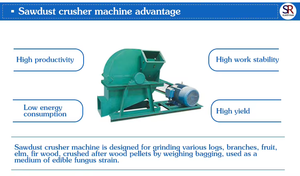 Machine professionnelle pour broyer les bûches et les branches, broyeur de sciure de bois pour la culture de shiitake et d'huîtres - Product Image 5