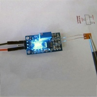 Taidacent calibrador de tensión 350 Ohm curva Flex Sensor de pesaje amplificador Módulo Sensor de presión de salida analógica Tensión de Kit de prueba