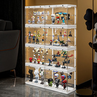 Boîte de présentation Funko pour figurines, série LED empilable, design pliable, étui de rangement transparent pour minifigurines, en stock