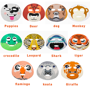 Etiqueta privada de alta calidad impresa máscara facial de <span class=keywords><strong>cocodrilo</strong></span> tela bambú orgánico lyocell hoja Material de la máscara - Product Image 2