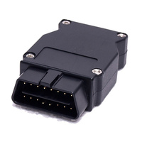Adaptateur de prise OBD mâle 16 broches pour BMW ENET Ethernet ICOM Code Scanner OBD2, connecteur 16 broches vers port d'interface Internet pour voiture BMW