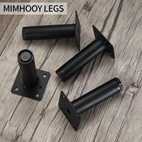 Pieds de meubles en métal réglables modernes de 6 pouces, support robuste pour table de salle à manger, cuisine, canapé, chaise et armoire