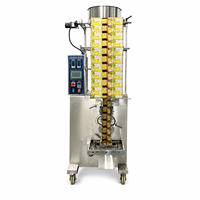 Machine verticale VFFS pour le remplissage et la scellage de sachets de liquides et de pâtes, idéale pour les sauces alimentaires et les usines de fabrication de produits de soins personnels, haute précision