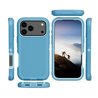 Étui antichoc 3-en-1 avec clip ceinture, style professionnel, pour iPhone 18, 17, 16, 15, 14, 13, 12
