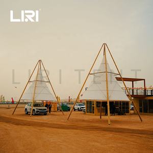 Tentes d'hôtel en bambou de <span class=keywords><strong>tipi</strong></span> de désert en bois extérieur imperméable Polonais pour le garage de couverture de <span class=keywords><strong>voiture</strong></span> - Product Image 6