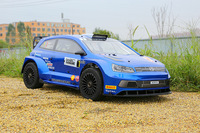 Coche de Rally RC Eléctrico sin Escobillas Rofun Racing ERF5 Escala 1:5 4WD ARTR con ESC de 200A y Chasis de Metal para Aficionados