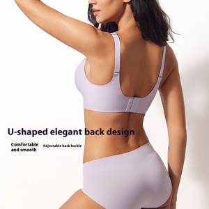 <span class=keywords><strong>Soutien</strong></span>-<span class=keywords><strong>gorge</strong></span> en gel tricoté sans couture pour femme, confort quotidien, sans armatures, dos en U, technologie liquide légère, sans armature en acier, fin, effet goutte d'eau - Product Image 3