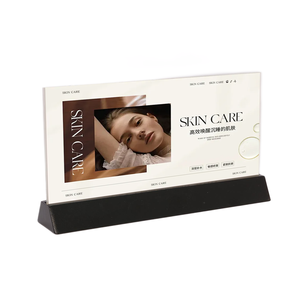 Stainless Steel Menu Rack Double-sided Display Stand Price Tag Board <strong>Table</strong> <strong>Card</strong> Desk <strong>Card</strong> - Product Image 2