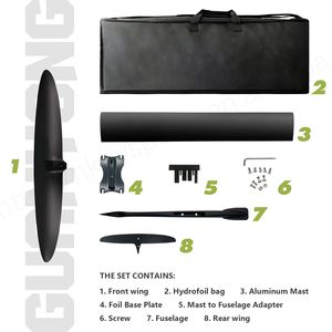 Hydrofoil Wing Spitfire 1100 Intermediate Riders, fácil manejo, uso versátil en olas, lagos y surf Wingfoil de agua plana - Product Image 3