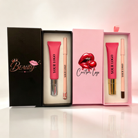 Private Label Hydraterende Lip Plumper Gloss Lip Liner Set Aroma Vegan Fruit Plumping Lip Olie Kleurveranderende Lip Olie Set