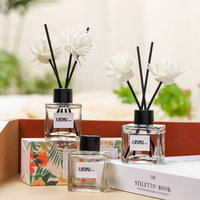 Diffuseurs de parfum d'ambiance de luxe à bâtonnets, Osmanthus Jasmin, Huile Essentielle Naturelle, Mini 50ml