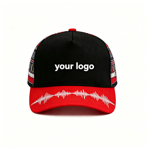 Casquettes de baseball classiques en coton à 5 panneaux brodées en 3D, casquettes snapback décontractées personnalisées - Product Image 2