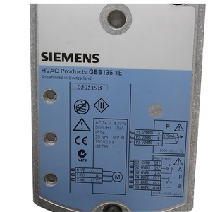 Actuador de compuerta de aire rotatorio SIEMENS GBB135.1E AC24V de 3 posiciones y 25 Nm con 2 interruptores auxiliares, reemplaza al GBB145.1E de forma cuadrada - Product Image 6
