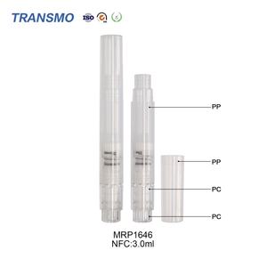 Tube de brillant à lèvres de 3 ml à faible MOQ, tube vide pour brillant à lèvres, huile pour cuticules, vernis à ongles, avec applicateur à pinceau - Product Image 3