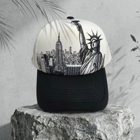 Casquette de camionneur en coton respirante et confortable, vente en gros directe d'usine, logo personnalisable, broderie 3D pour hommes et femmes