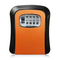 Feihuan G2 Caja de bloqueo de llave completa Combinación de 4 dígitos Montaje en pared Llave DE SEGURIDAD Ocultar exterior con código reiniciable