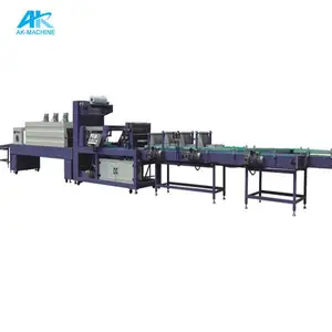 AK-250A automatique en plastique film rétractable emballage Machine PE Film chauffage Tunel rétractable emballage Machine à sceller