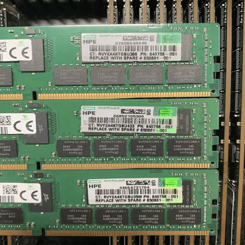 Mémoire de serveur Ddr3 16 go Ddr4 2666 Ecc Dimm Hpe, mémoire de serveur Ram