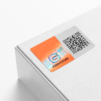 Étiquettes holographiques laser personnalisées avec code QR, anti-contrefaçon, pour la vérification de la marque et la sécurité, autocollants holographiques 3D