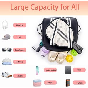 Sacs de pickleball en néoprène mignons de qualité supérieure pour femmes et hommes fourre-tout extérieur confortable et sac à bandoulière pour les joueurs de cornichons - Product Image 5