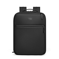 Sac à dos pour ordinateur portable haut de gamme pour homme, style Oxford minimaliste, avec fermeture éclair et fermoir, doublure en polyester, idéal pour étudiants, affaires et voyages, avec bretelles à coussin d'air