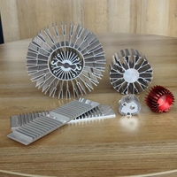 Yüksek Hassasiyetli CNC İşlemeli Alüminyum Soğutucu, LED Aydınlatma, Ses Ekipmanları ve Güç Elektroniği için