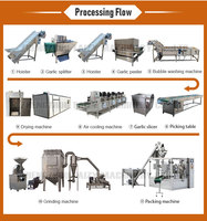 Séchoir multicouche entièrement automatique Déshydratation d'oignon Fabrication ligne de production de poudre d'ail avec machine de séchage