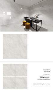 Carreaux de sol muraux en porcelaine brillante 100x100 | Premium 1000x1000 Carreaux élégants durables grand format | Collection de qualité d'exportation - Product Image 6