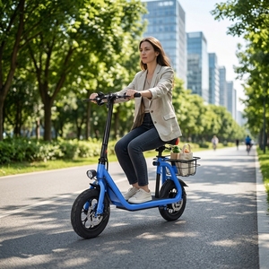 Trottinette pliable S13 de 10 pouces, moteur sans balais, batterie longue durée, capacité de 150 kg, vitesse de 50 km/h, étanche, en aluminium, charge utile de 150 kg - Product Image 2