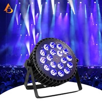 AICPOSE Personnalisation 18x18W 6-en-1 RGBWA+UV IP33 Beam 25 DMX512 Projecteur LED Par pour Fête DJ Scène