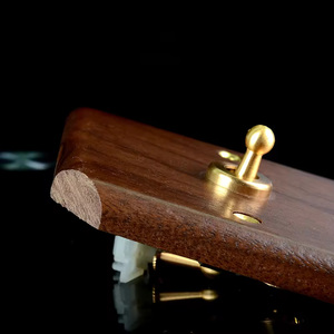 Interrupteur mural en bois massif TEP, style rétro, en laiton, 1/2/3/4 gangs, 1/2/3 voies, prises et interrupteurs muraux, Royaume-Uni - Product Image 3