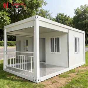 Cammi House: Casa Container Smontabile da 40 Piedi con Balcone, Costruzione in Pannelli Sandwich, <span class=keywords><strong>Design</strong></span> Traspirante, <span class=keywords><strong>Spazio</strong></span> Abitativo Moderno per Esterni - Product Image 1