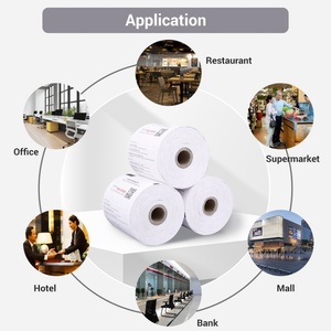 Popular Size Customization Single Layer Thermal Receipt <b>Paper</b> <b>Rolls</b> POS ATM Cash Register <b>Roll</b> 100% Wood Pulp ISO9001 Certified - Product Image 6