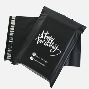 In Logo tùy chỉnh Poly phong bì vận chuyển túi cho quần áo bưu phẩm tùy chỉnh màu đen gửi thư vận chuyển bưu chính túi - Product Image 1