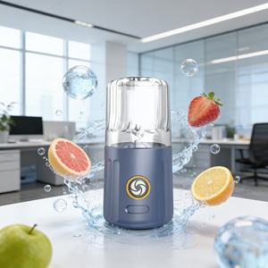 Licuadora Portátil Recargable por USB de 260 ml y 2000 mAh, con Cuchilla de Acero Inoxidable para Triturar Hielo, Preparar Smoothies Turbo, Libre de BPA y a Prueba de Fugas - Product Image 4