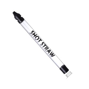 Shot <b>Straw</b> 7 Inch <b>Plastic</b> Reusable <b>Drinking</b> <b>Straw</b> For Alcohol Storage And Sipping - Product Image 5