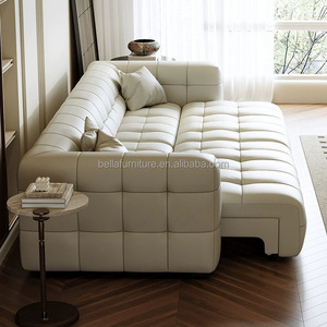 Cuir pour salon - simple et moderne, avec fonctions réglables et extensibles, multifonctionnel - Product Image 4