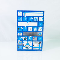 Boîte vide personnalisable pour calendrier de l'avent de maquillage Ramadan 30 jours, ou boîte en papier pour calendrier de l'avent de jouets et chocolats Noël 12 jours